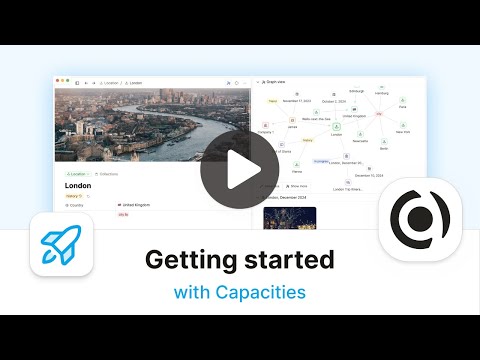 Getting Started with Capacities!