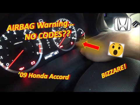 Never Seen THIS...Airbag Warning but NO CODES?! ('09 Honda Accord)