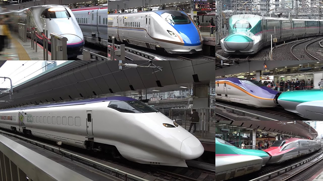 【E3系荷物新幹線が来た！】JR東日本 東京駅の新幹線発着集 はこびゅん