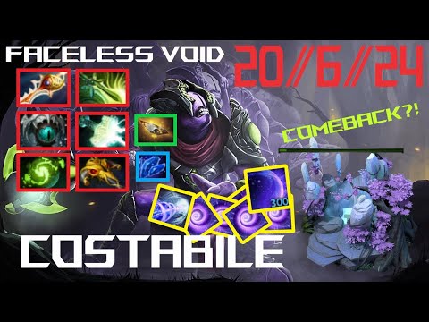 Costabile Faceless Void Carry [ COMEBACK ] Dota 2 Gameplay Highlights Patch 7.31b