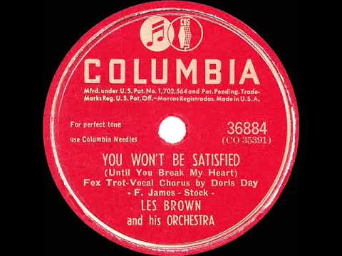 1946 HITS ARCHIVE: You Won’t Be Satisfied (hit 78 version) - Les Brown (Doris Day, vocal)