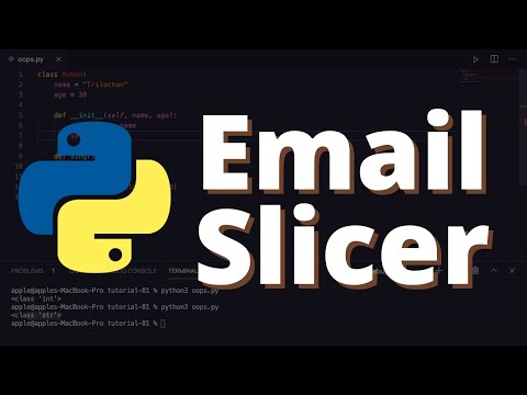 37 Email Slicer In Python Python Project 4