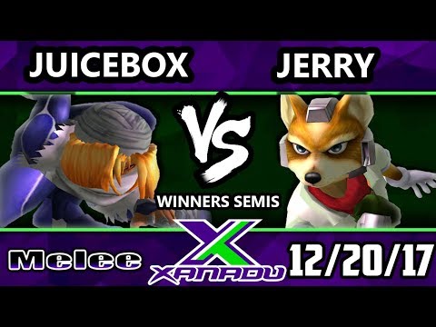 S@X 233 Melee - Juicebox (Sheik) Vs. Jerry (Fox) - Smash Melee Winners Semis - SSBM