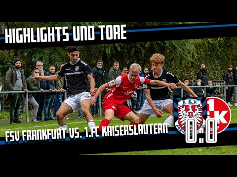 Highlights & Tore | FSV Frankfurt U17 0:0 1.FC Kaiserslautern U17 |  B-Junioren Bundesliga 21/22