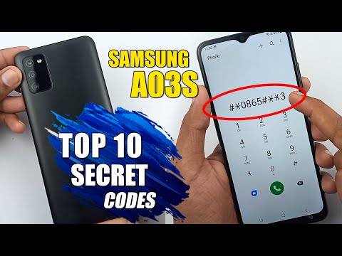 Samsung Galaxy A03s Secret Codes - For Samsung A01s A02s [English Tutorial]