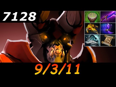 Dota 2 Doom 7128 MMR 9/3/11 (Kills/Deaths/Assists) Ranked Full Gameplay