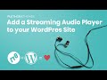 MusicFlex Theme | Add a Streaming Audio Player to your WordPress Website