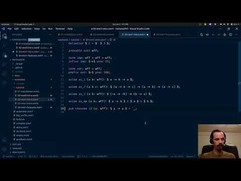 Metamath Zero (MM0/MM1) tutorial