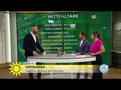 Olof Lundh om VM-truppen: Man går hellre på bredd än på spets  - Nyhetsmorgon (TV4)