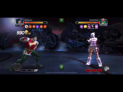 BIG YELLOW NUMBERS! One MILLION Crit un-noded with Fully-Ramped R3 Shang-Chi!