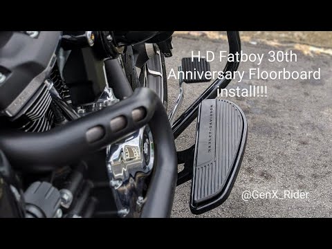 Harley floorboard install on a 18-up Softail