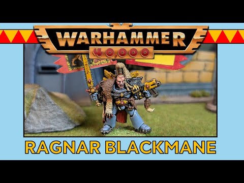 Ragnar Blackmane Space Wolf Lord - Space Marines | Warhammer 40k 2nd edition