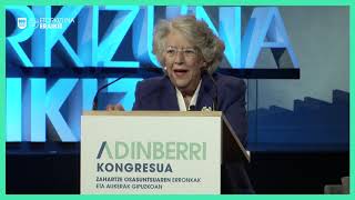 Congreso ADINBERRI: Mª Ángeles Durán - Visión sobre los cuidados