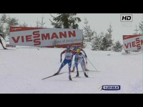 Men's 4x10 Km Relay Rybinsk 2011 -  Russia vs Italy (Crazy Finish by Legkov)