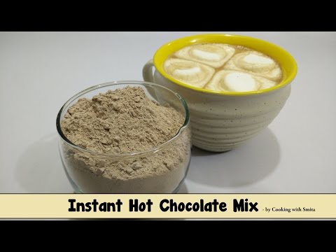 Instant Hot Chocolate Mix Recipe in Hindi by Cooking with Smita | Homemade Hot Chocolate Mix