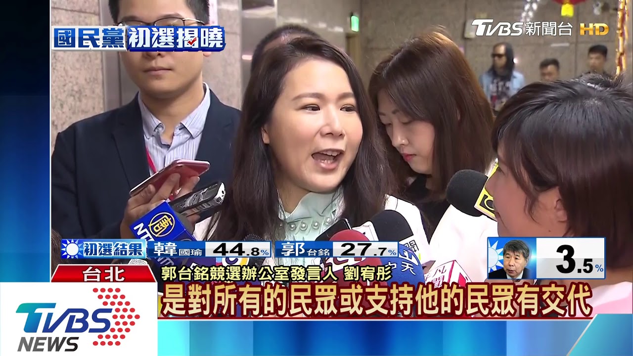 韓國瑜出線！郭台銘神隱　藍委憂分裂難解