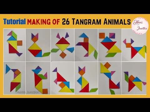 How to make Tangram Animals
