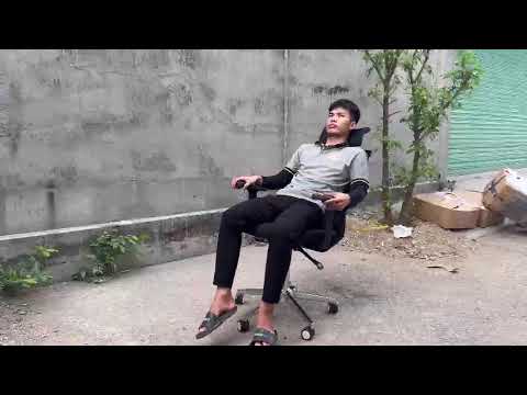 Ghế Xoay Văn Phòng Tay Chữ T Nâng Hạ - GX33