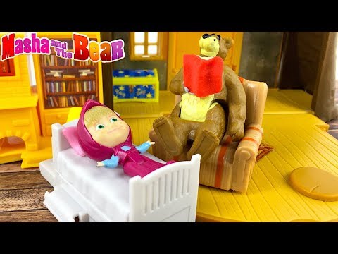 MASCHA UND DER BÄR - GESCHICHTE MIT DEN 3 BÄREN & ZUG PLAYBIG BLOXX AUFBAU STOP MOTION