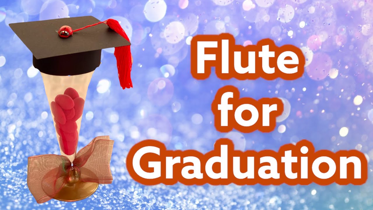 🥂 CALICE LAUREA con nappina FAI DA TE (Flute for Graduation With Tassel DIY)