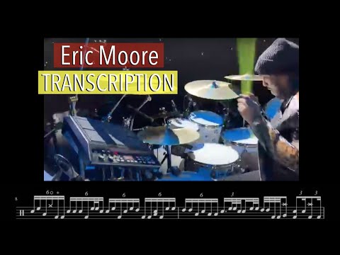 Eric Moore | Eros Ramazzotti Drum Solo Transcription