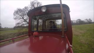 preview picture of video 'Amerton Railway view from the bonnet'