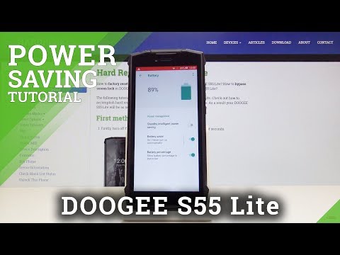 DOOGEE S55 Lite Power Saving Mode / Save Battery