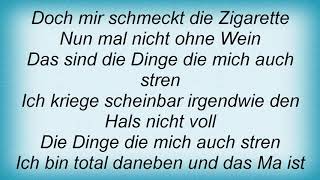 Annett Louisan - Die Dinge Lyrics