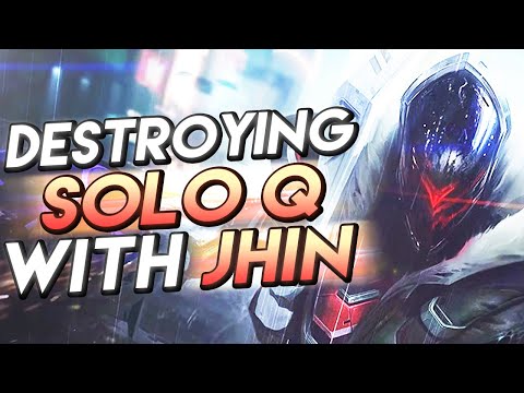 DESTROYING SOLO Q WITH JHIN - Full Gameplay