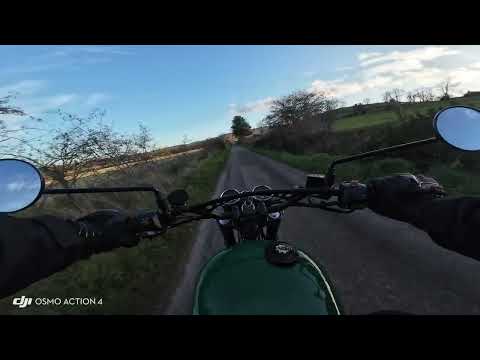 Chilly November ride 4k 50fps POV on BSA Custom Scrambler #bsagoldstar650 