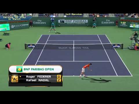 Tennis Elbow 2014 Indian Wells 2015 - Roger Federer vs Rafael Nadal 2015 GAMEPLAY