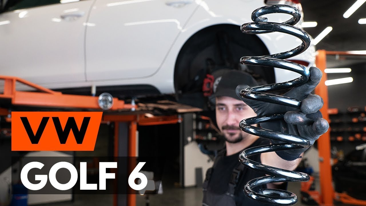 Cómo cambiar: muelles de suspensión de la parte trasera - VW Golf 6 | Guía de sustitución