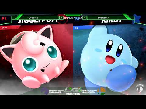 Smash Ultimate @ LXG 13 - GRAND FINALS - Shunitsu (Jigglypuff) vs qwertz143 (Kirby)