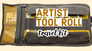 Watercolor Travel Kit - Plein Air Painting Artist Roll Lochby Review | Affordable Sendak Alternative