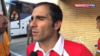 preview picture of video 'مصاحبه خطیبی و بازیکنان تراکتور بعد از بازی با فولاد'