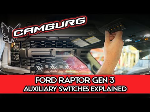 Gen 3  Raptor / F50 Auxiliary Up-fitter Switch info wiring