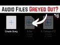 How To Use WAV MP3 Files In Your GarageBand IOS Projects