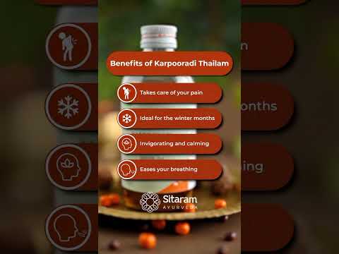 Karpooradi Thailam - Ayurvedic Pain Relief Oil for Muscular Pains (100ml )