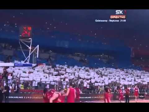Crvena Zvezda fans at Belgrade before the game vs Olympiacos