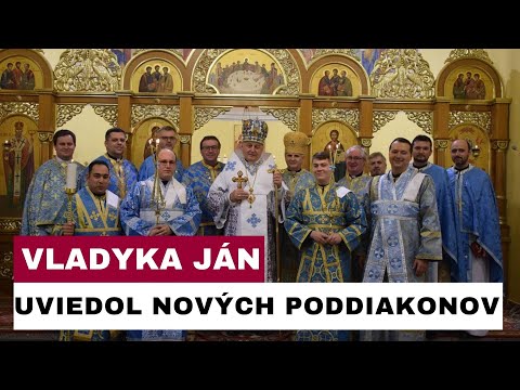 Poddiakonát seminaristov 5. ročníka
