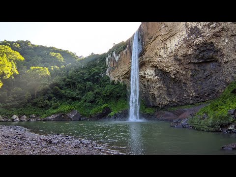 Conhecendo a Cascata do Chuvisqueiro | Riozinho RS
