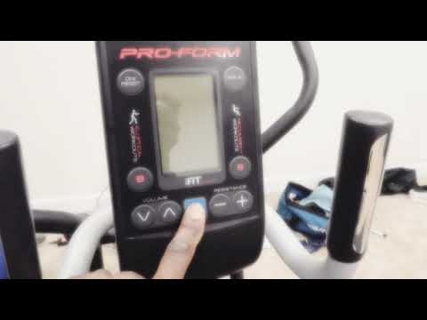PROFORM Hybrid Trainer (HOW to TURN ON PROFORM machine) through TJSASSEMBLYSERVICES.COM