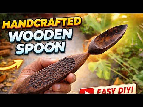 From Trash to Treasure: Carving a Spoon from Broken Furniture