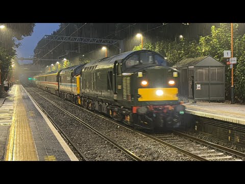 Sugar Loaf & Stormy Push Pull - 37521 & 37409 - 1Z39 17:49 Cardiff Central to Crewe