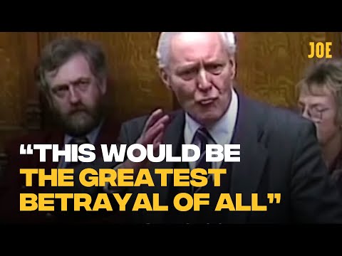 Tony Benn's incredible speech against the war in Iraq