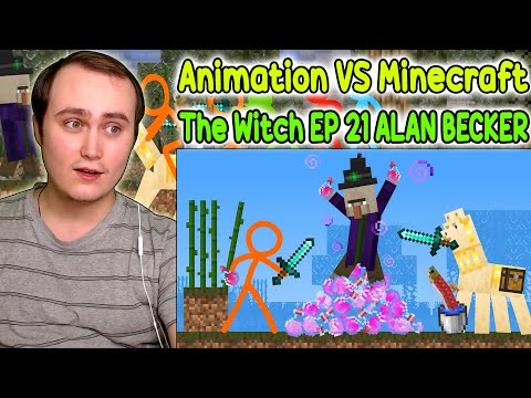 The Witch - Animation vs. Minecraft Shorts Ep 21 | Reaction | Potions