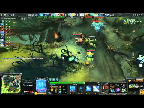 Zephyr vs All.In Game 2 - Nexon Sponsorship League Season 3 DOTA 2 - Capitalist