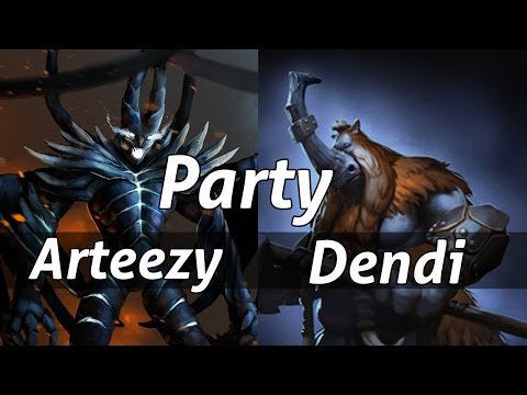 Party Arteezy 9000 MMR Terrorblade Dendi Magnus