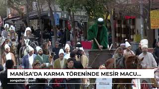 Manisa'da karma töreninde mesir macunu kuyruğu