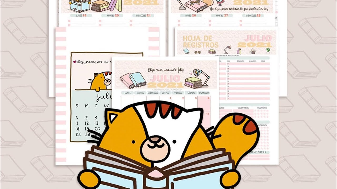 Kit de planificación del mes de julio 😍  #shorts
